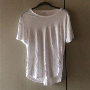 Madewell drop shoulder white T